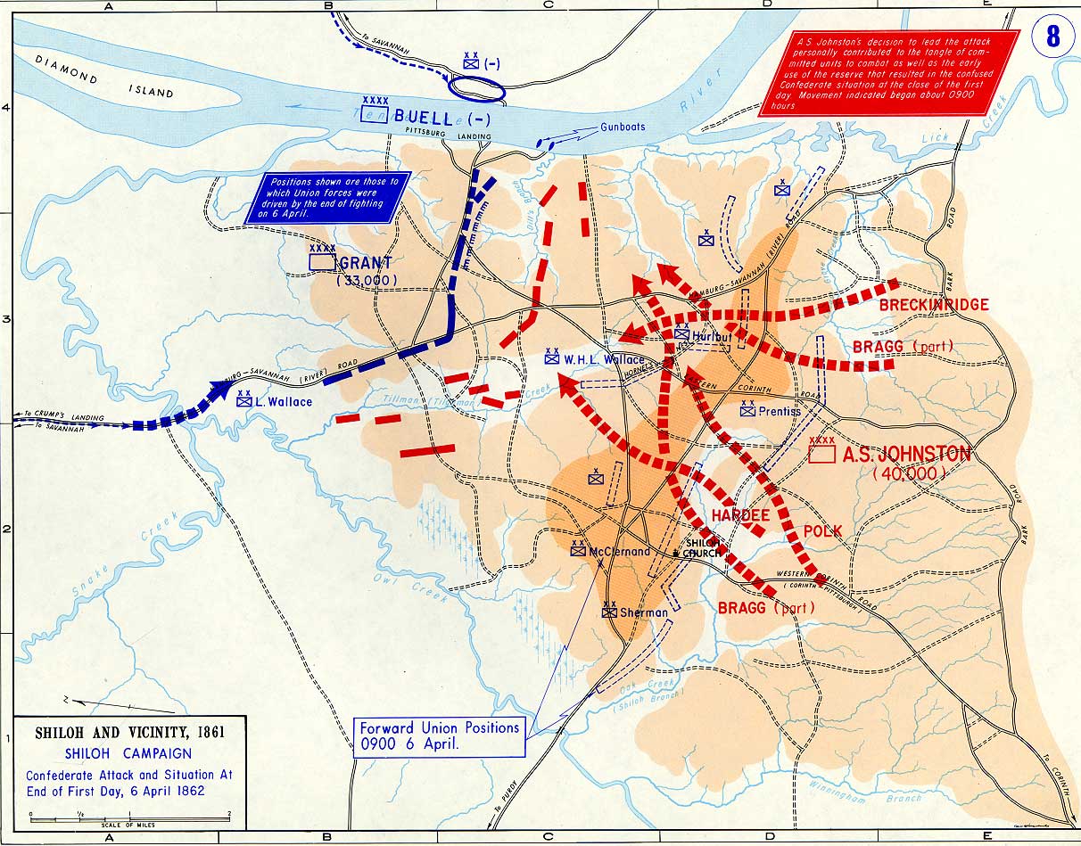 shiloh map